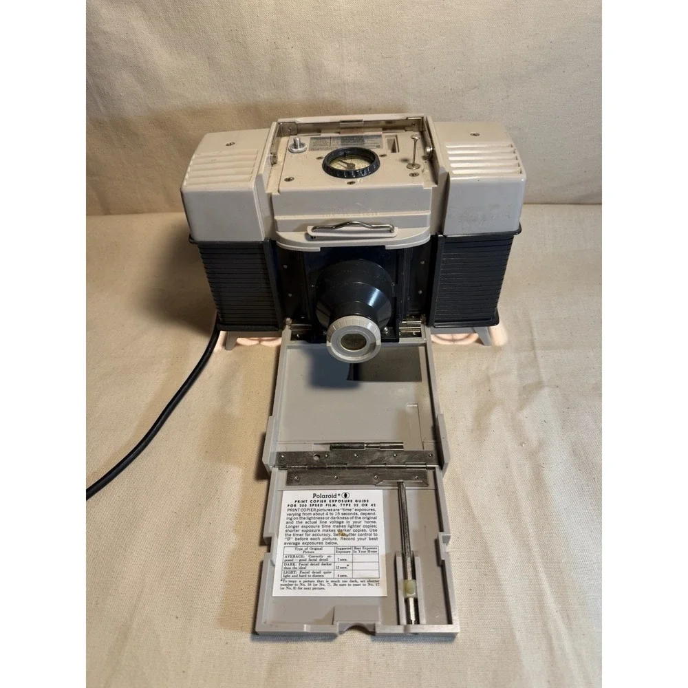 Vintage Polaroid Print Copier Model 240 – Works, Rare 1950s Photo Equipment